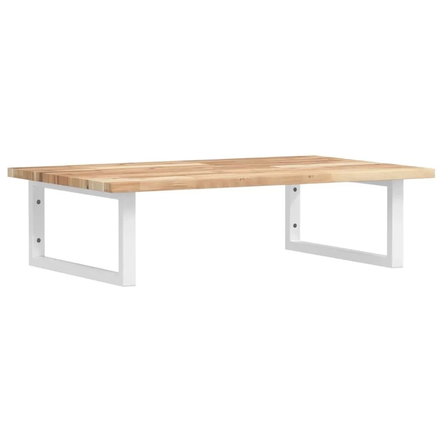 vidaXL Waschbeckenregal Wandmontage Stahl und Akazienholz 3302780