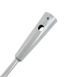 Detailaufnahme der Galaflor Wegeschuffel aus Stahl, pulverbeschichtet, ohne Stiel.