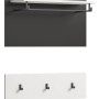 Inn.Furn Garderobenpaneel Set in Weiß und Grau 80 cm Cooper_8