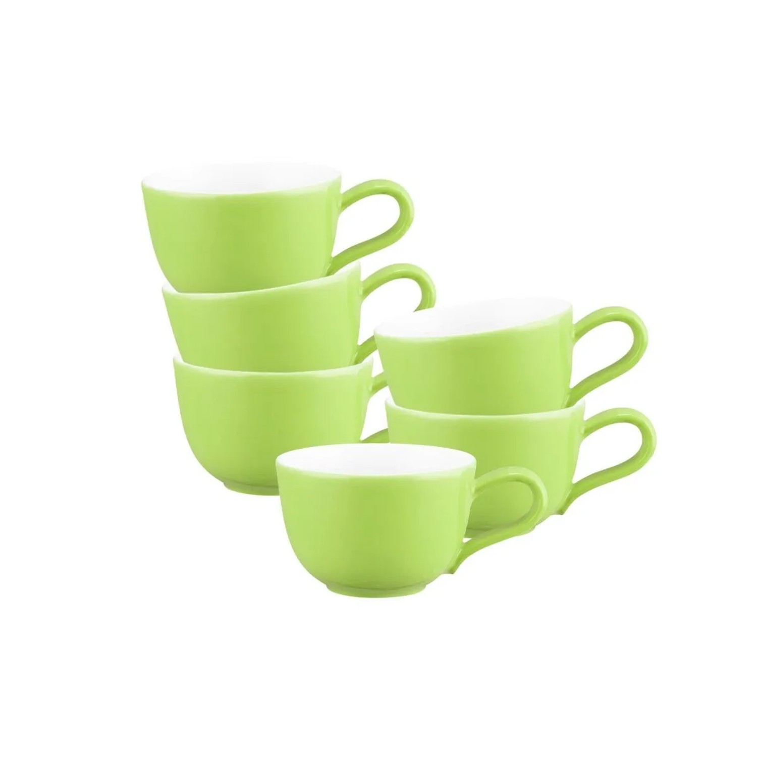 Seltmann Weiden Liberty Pure Colors Espressotasse 90 ml 6er Set Lime Green