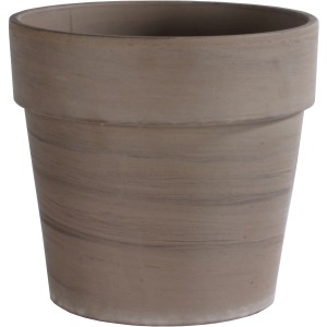 Pflanztopf Calima Basalt, Ø 13cm, aus Terrakotta für Innen- & Außenbereich.