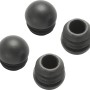 Fußkappen für Palhoca Gartenstühle, 21 mm x Ø 19 mm, 4 Stück, schwarz.