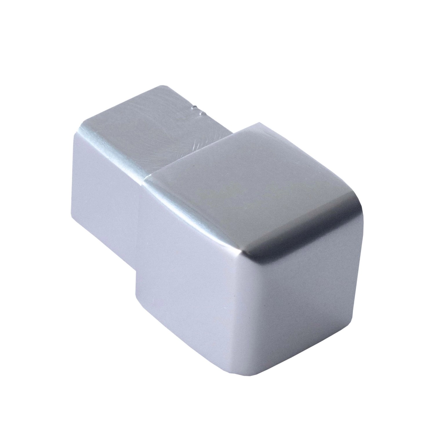Dalsys Endstück Quadratprofil 10mm Alu Eloxiert Chrom Glänzend günstig online kaufen