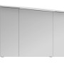 Pelipal Spiegelschrank Serie 4010, 122 cm, Weiß Glänzend mit Kranzbeleuchtung.
