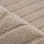 Beiger Lalee Teppich Comfort 501 (80x150 cm) mit weichem Flor und 3D-Effekt.