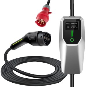 Junsun Mobile Wallbox Ev Ladegerät 11Kw 3-Phasig 6m 6-16a