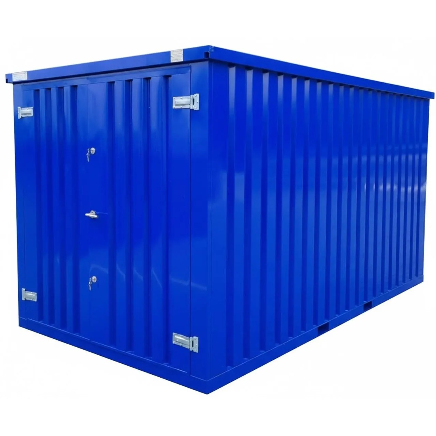 LagercontainerXXL 4m Lagercontainer mit Doppeltür & Doppelverriegelung RAL5 günstig online kaufen