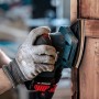 Bosch Expert Netzschleifblatt M480 K120 im Einsatz auf Holz, Zubehör für Multischleifer.