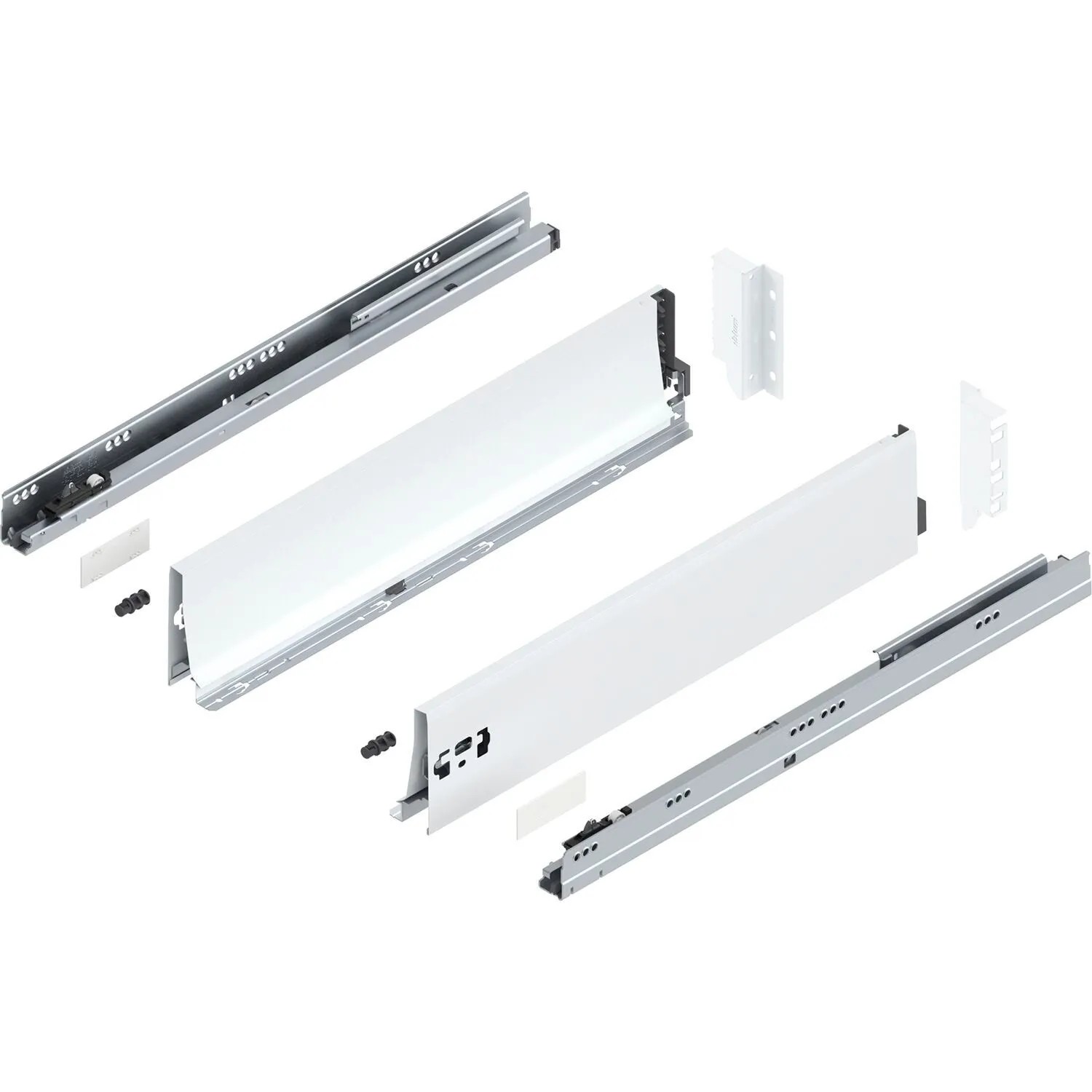 Blum Tandembox antaro K Vollauszug Blumotion 550 mm 30 kg Seidenweiß 1 Paar