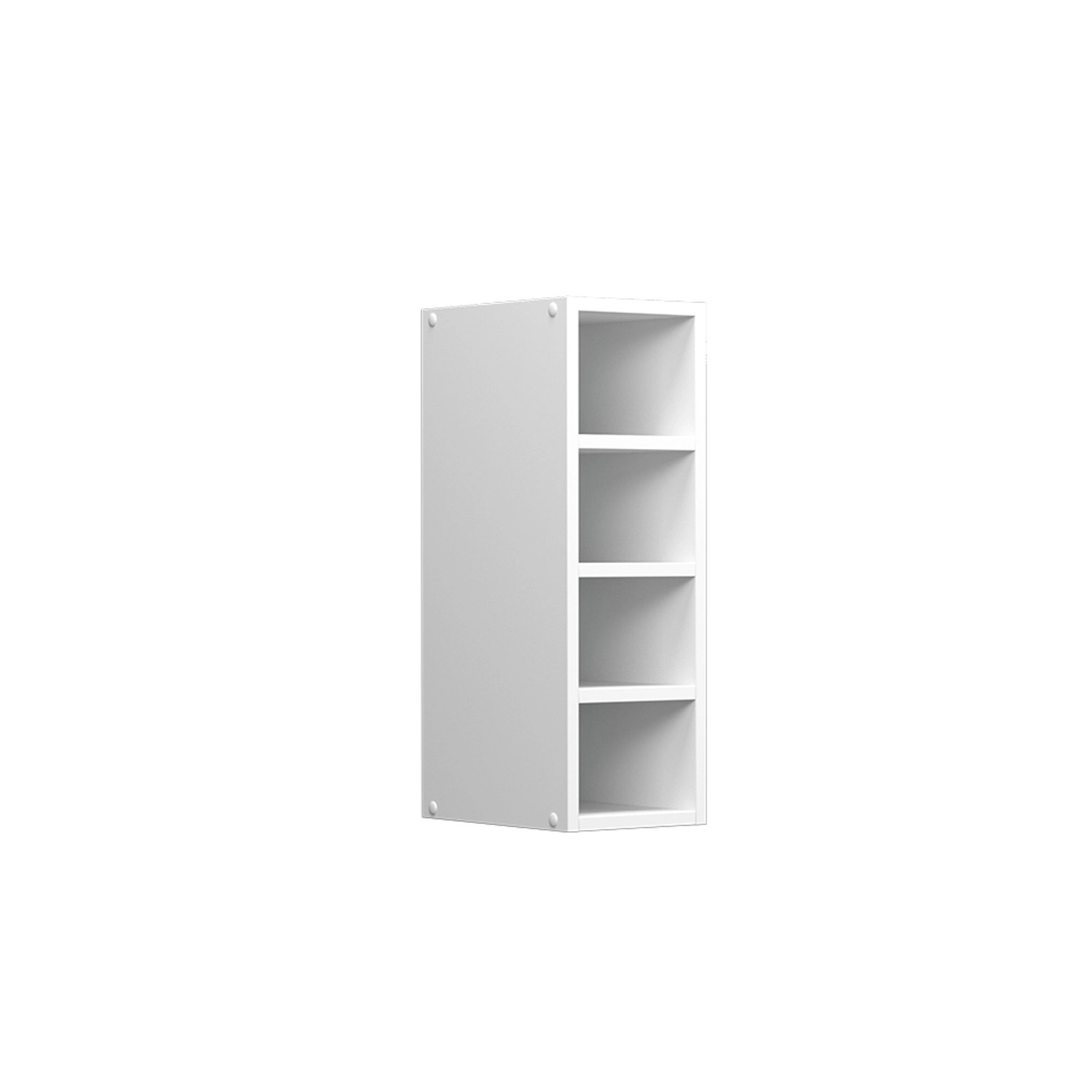 Vicco Hängeschrank R-Line Offener Küchenschrank Weiß/Weiß 20 cm