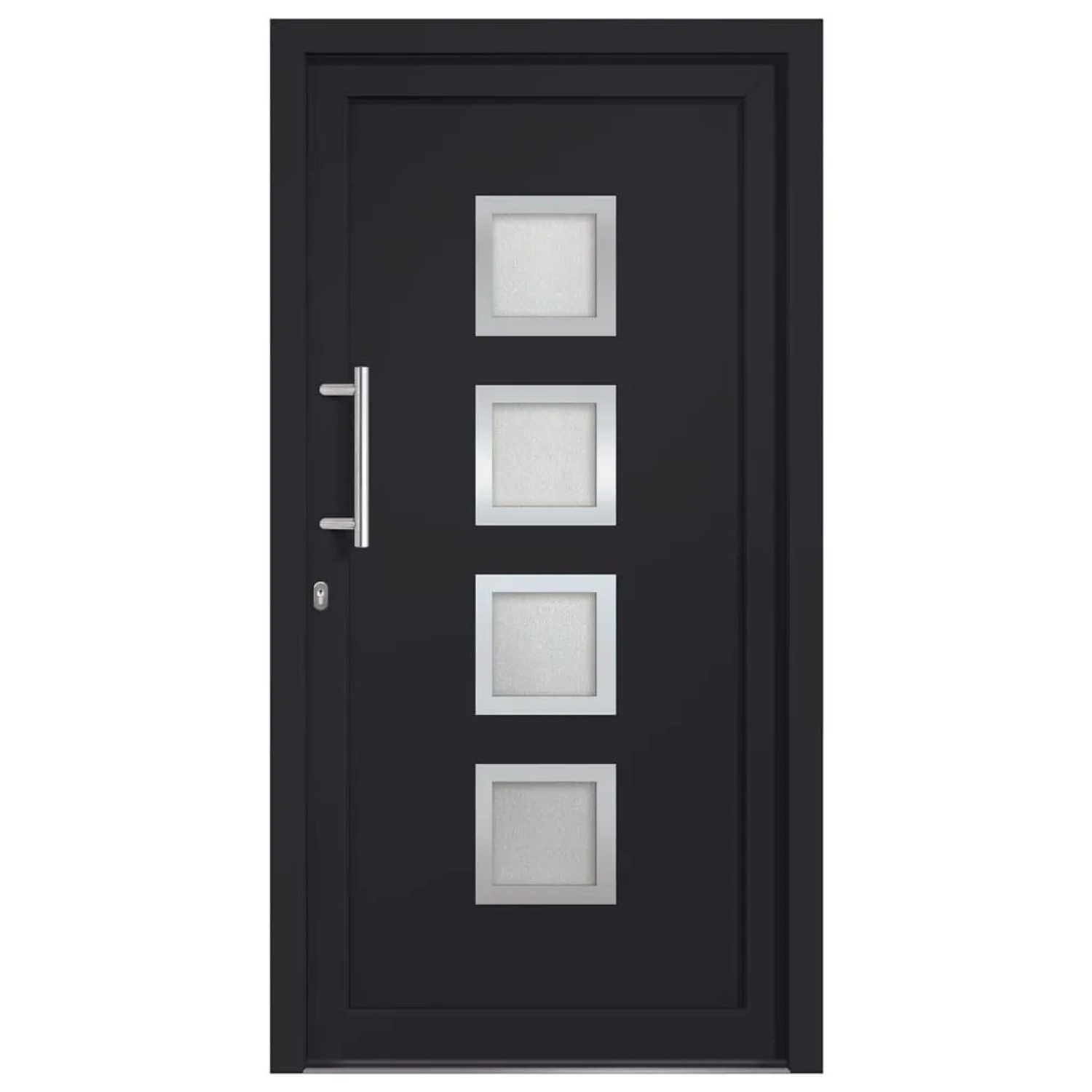 vidaXL Haustür Anthrazit 98x200 cm 279189