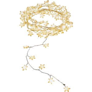 Konstsmide LED Sternenlichterkette mit 90 warm-weißen Dioden für stimmungsvolle Innen-Weihnachtsdeko.
