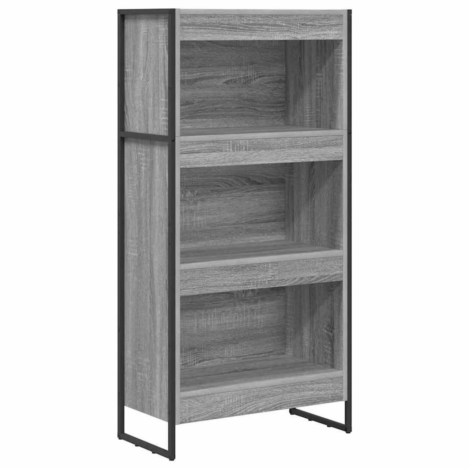 vidaXL Bücherregal Graues Sonoma 80 x 30 x 155 cm Holzwerkstoff 886393 günstig online kaufen