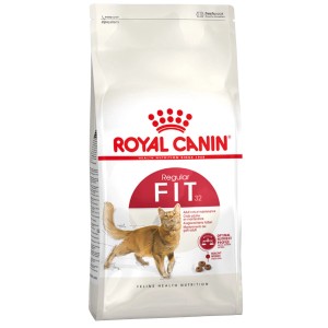 Royal Canin Fit 32 Trockenfutter für aktive Katzen, 10kg Packung.