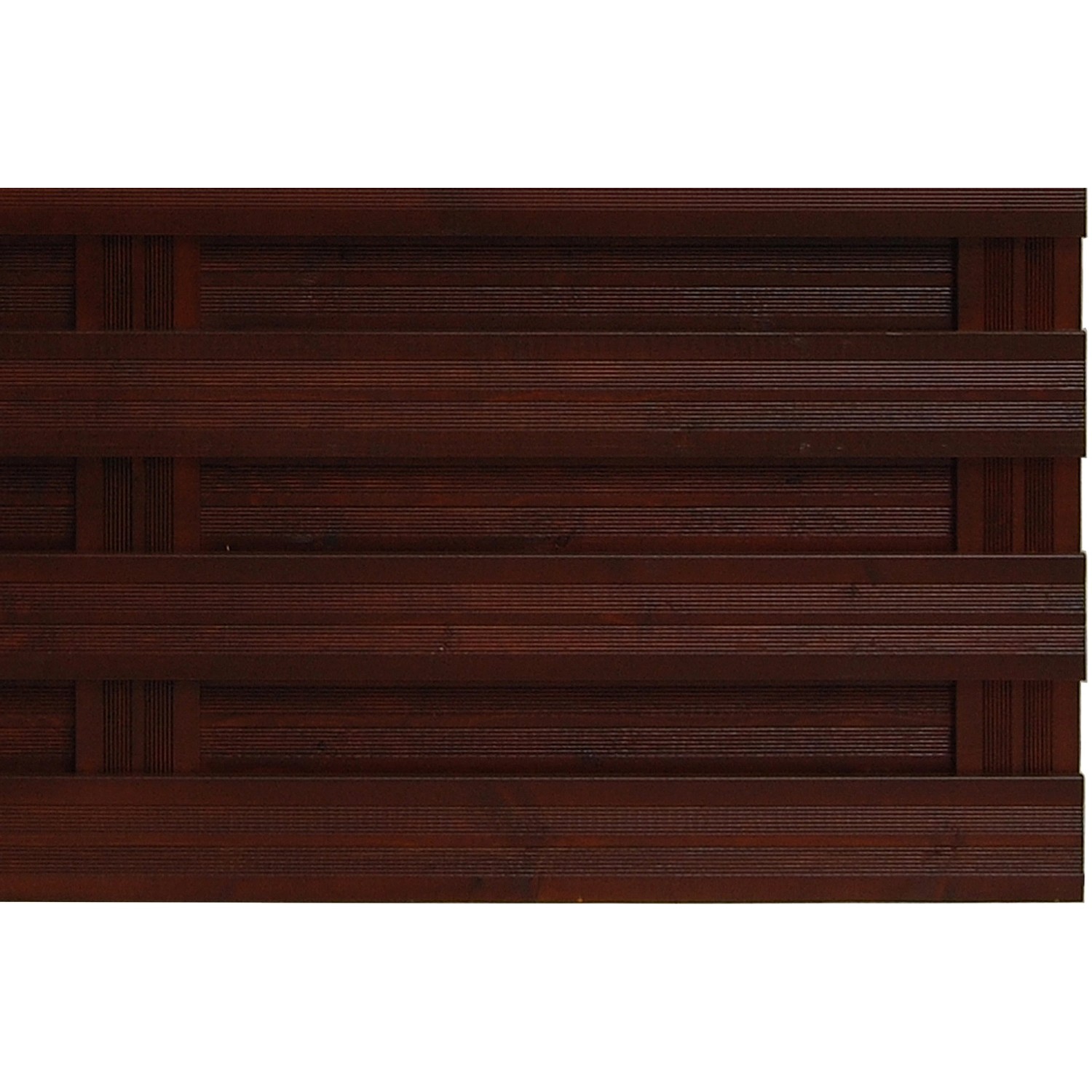 Sichtschutzzaun-Element Goch Braun lasiert 180 cm x 180 cm_4