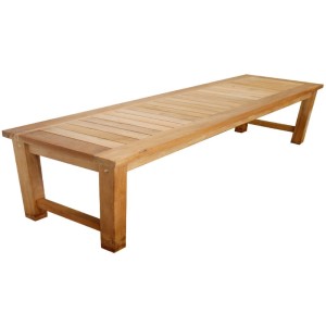 Lex Premium Teak Parkbank Gartenbank Sitzbank Gartenmöbel Holzbank 200cm