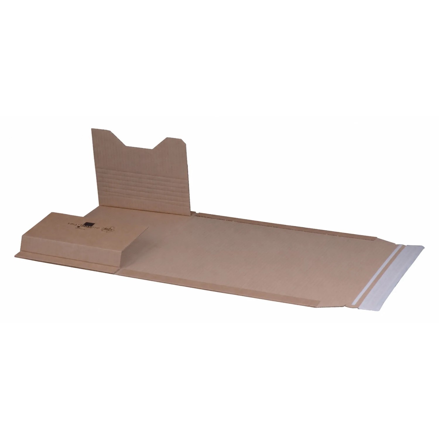 PROREGAL Mega Deal 75x Universalverpackung A4 LxBxH 304x215x77mm mit Selbstklebeverschluss & Aufreißfaden Variable Höhe Portooptimiert Braun