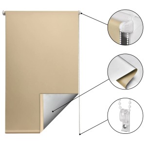 Sol Royal SolReflect T42 Thermorollo 70x220cm Creme mit Thermobeschichtung und Kettenzug.