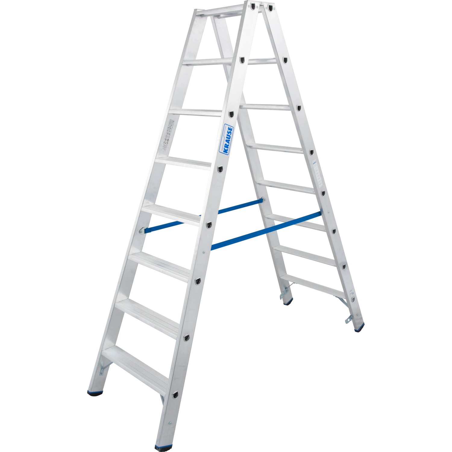Krause Doppelleiter Stabilo 2 x 8 Stufen 190 cm x 60 cm x 160 cm