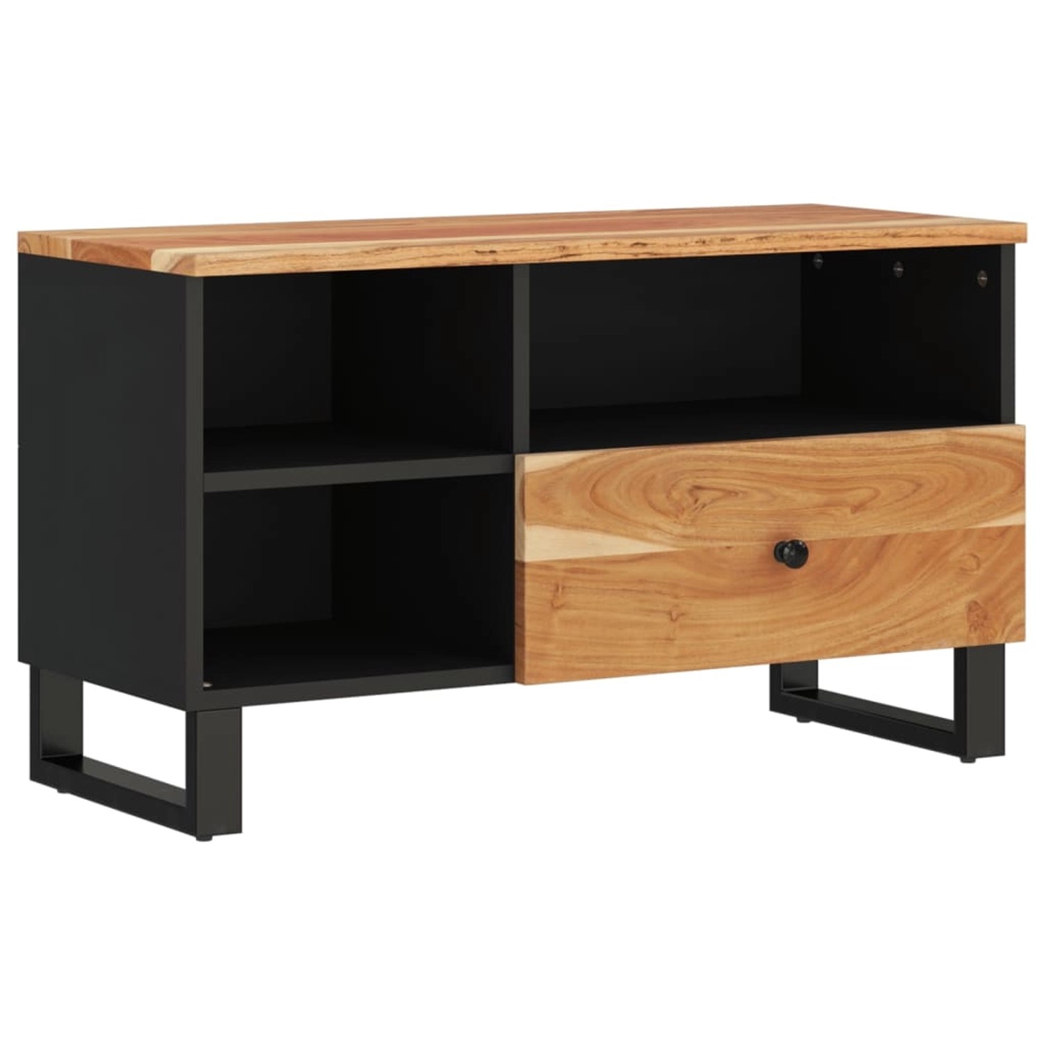 VidaXL TV-Schrank 80x33x46 cm Massivholz Akazie und Holzwerkstoff günstig online kaufen