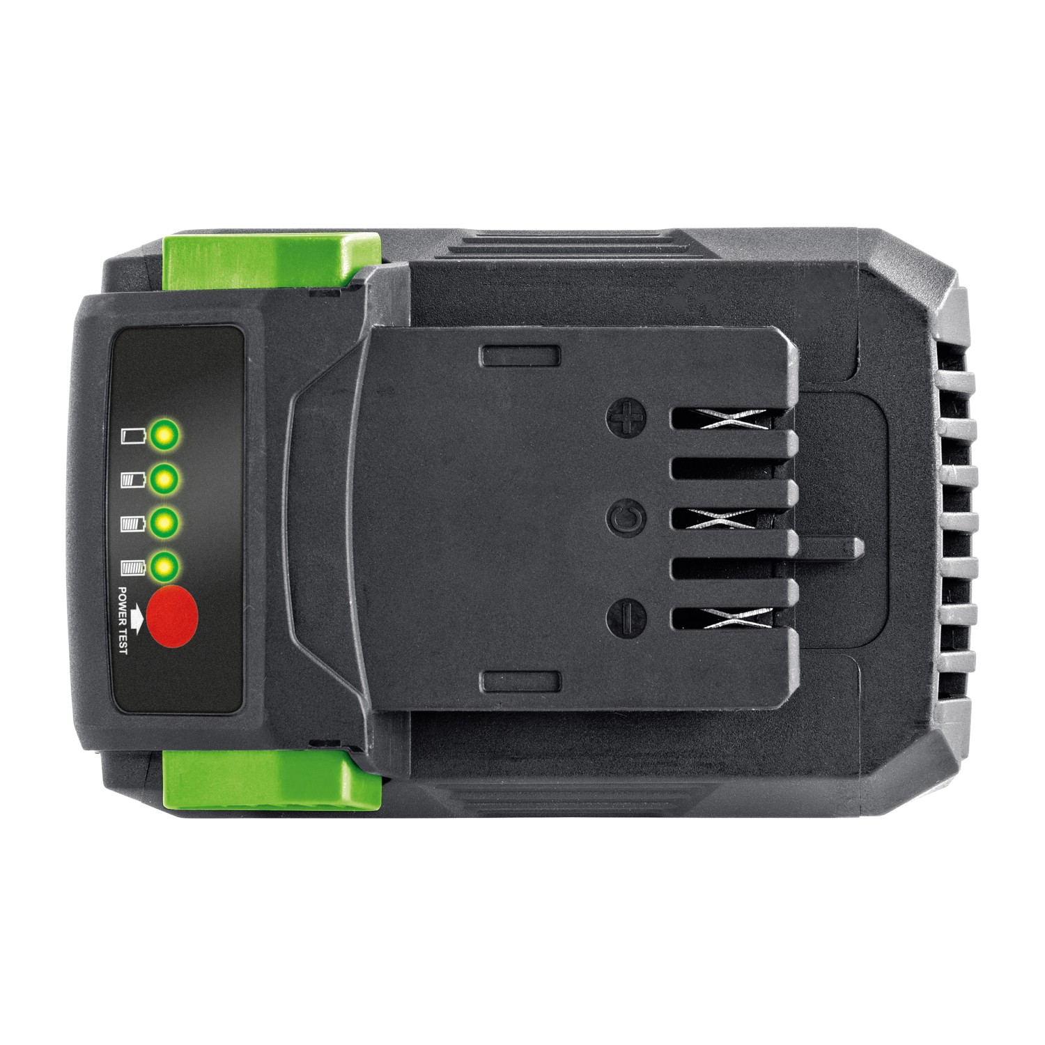 LUX 20V Akku 2Ah für Elektrowerkzeuge: Lithium-Ionen Akku mit Ladestandsanzeige für 1 PowerSystem Geräte.