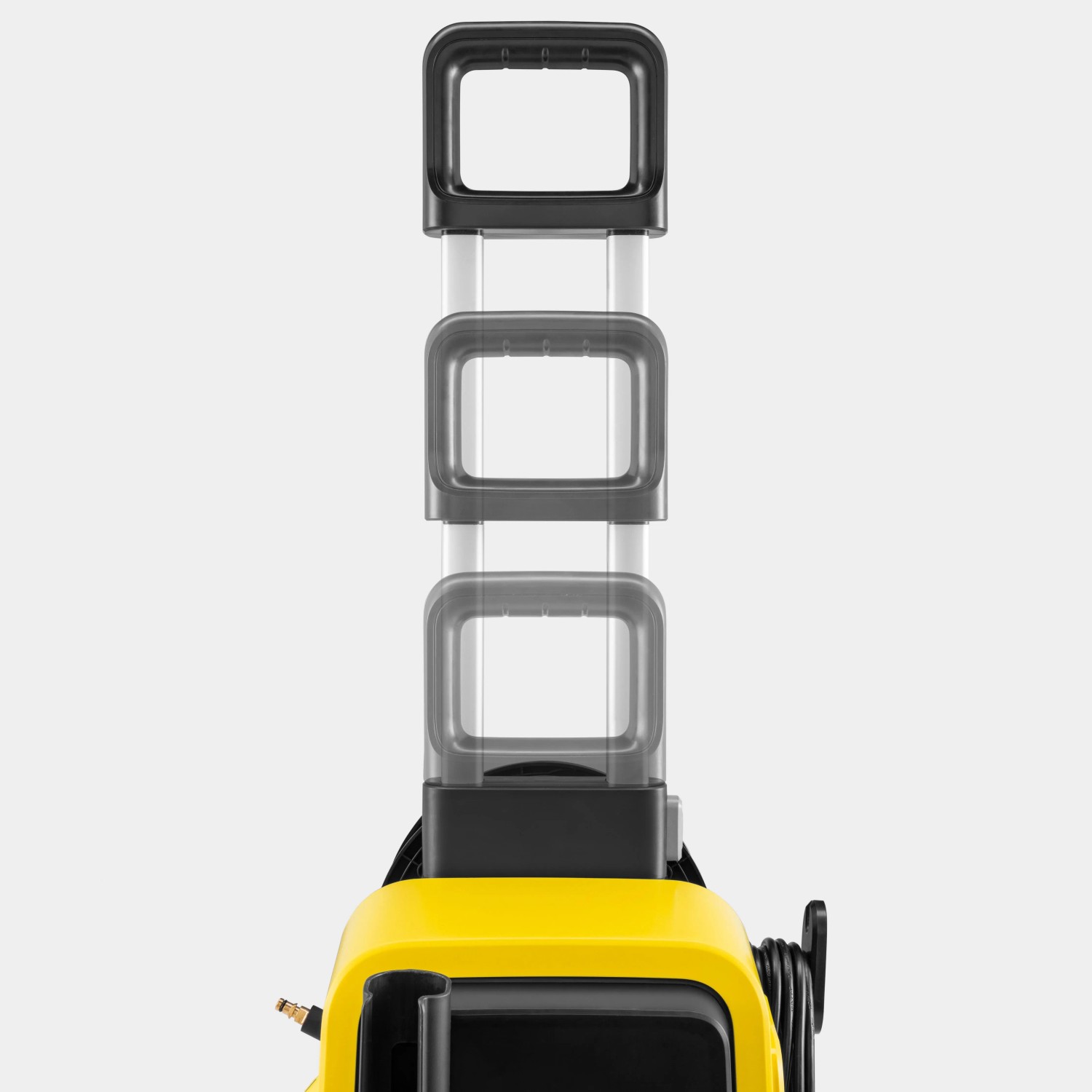 Kärcher K 7 Comfort Premium Hochdruckreiniger mit Teleskopgriff in Auszugsposition.