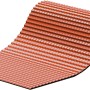 Ziegelrotes Sarei Alu-Flex Wandanschlussband, 5m x 30cm, aufgerollt.