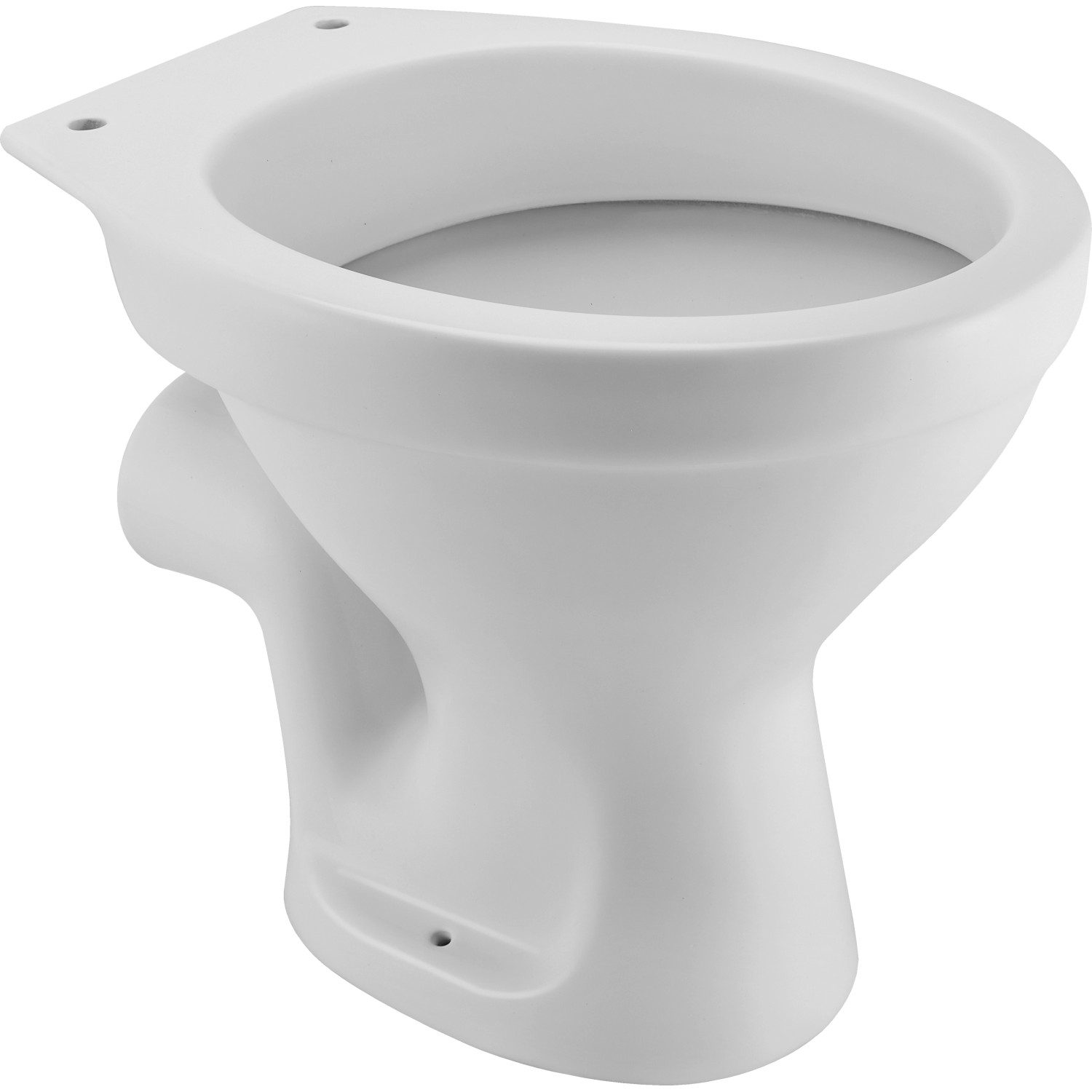 Stand-WC P-Abgang 48 cm x 36 cm x 39 cm Keramik Weiß günstig online kaufen