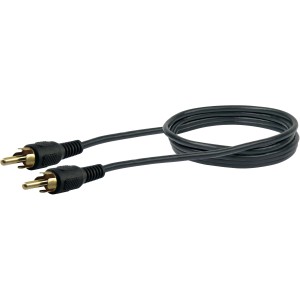Schwaiger Cinch-Kabel: Audio-Anschlusskabel mit Cinch-Stecker für HiFi- und Heimkinosysteme, 3 m lang.