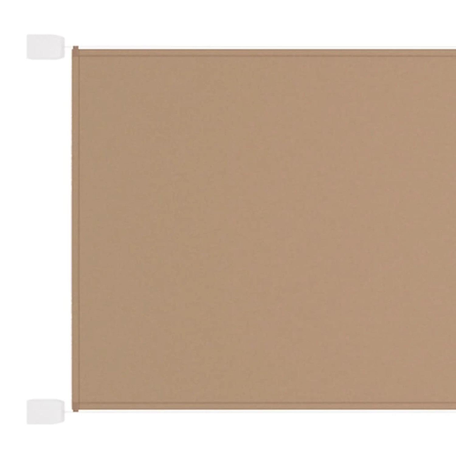 furnicato Senkrechtmarkise Taupe 140x420 cm Oxford-Gewebe günstig online kaufen