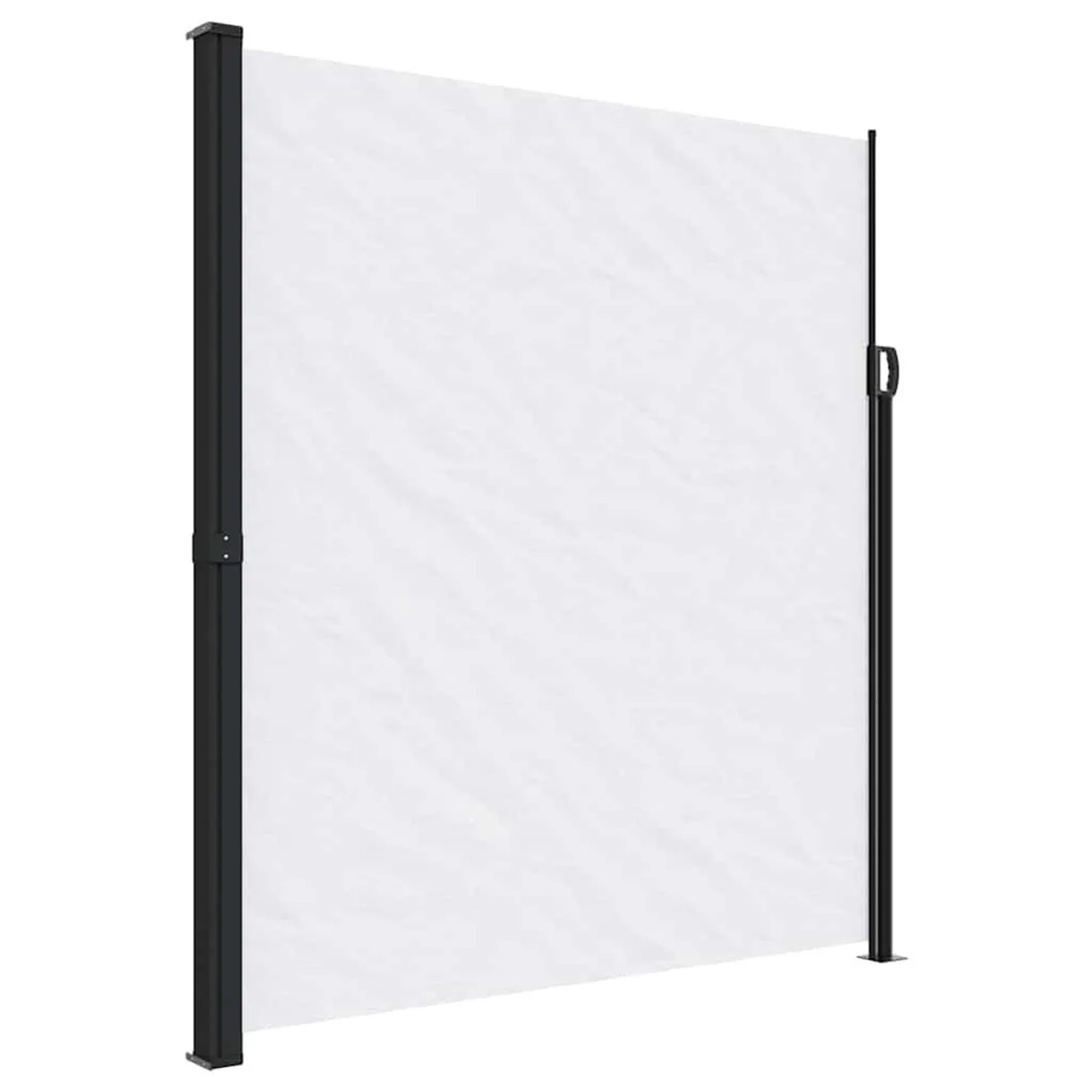 vidaXL Seitenmarkise Ausziehbar Weiß 220x500 cm 4004481