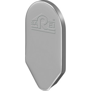 Sarei Ortblech-Abschlusskappe aus Aluminium, 2 Stück für sauberen Dachabschluss.