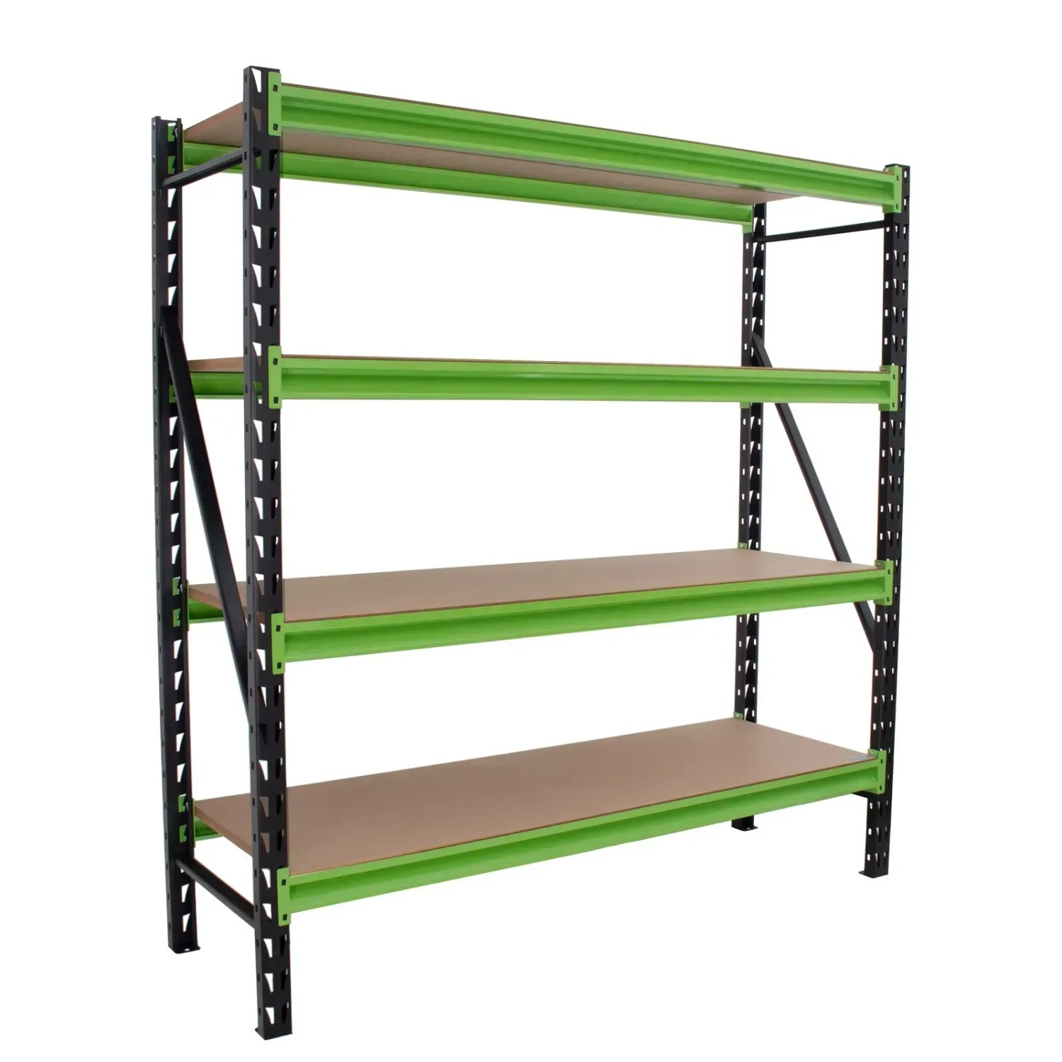 TRUTZHOLM Industrieregal Milo 200x190x60 cm Steckbar Erweiterbar 4 Ebenen 4 günstig online kaufen