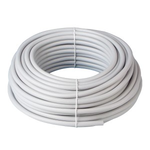 Graues Installationskabel NYM-J 3 x 1,5 mm² als 50 m Ring für Feuchträume.