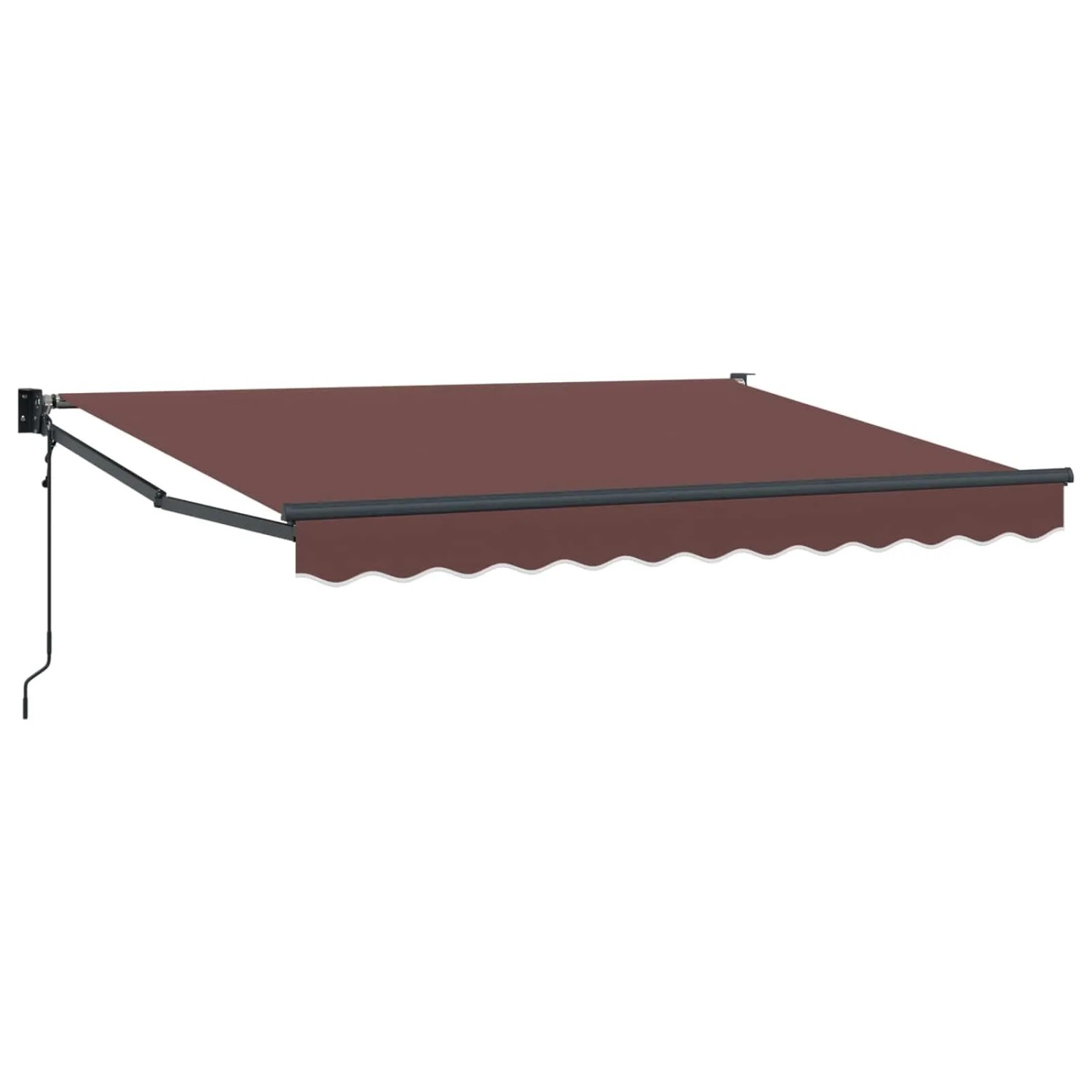 vidaXL Elektrische Ausziehbare Markise Braun 3,5 x 2 m 3419138