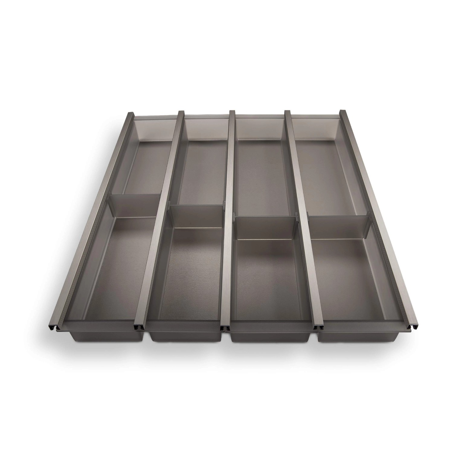 SOTECH Cuisio Besteckeinsatz 500 mm Höhe 55 mm Transluzent Graphitgrau günstig online kaufen