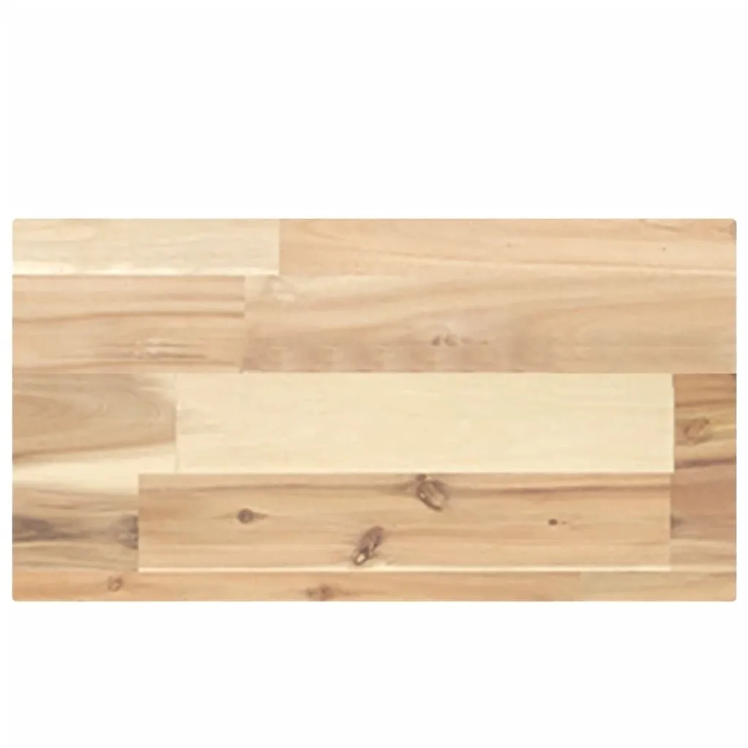 vidaXL Schweberegal 40x20x4 cm Massivholz Akazie Unbehandelt 3279415
