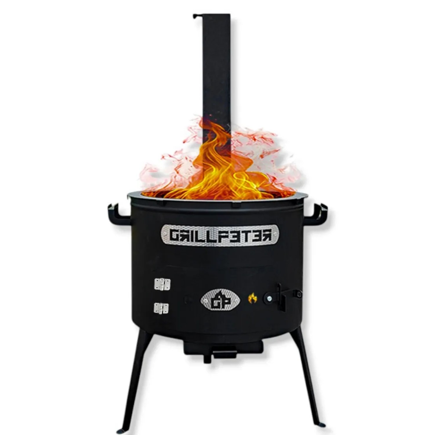 Grillpeter Utschak Asamat mit Abzugsrohr D45 cm Feuerofen für Kazan 12-22 Liter Uchag