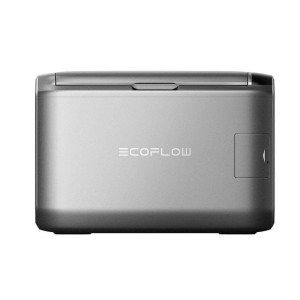 Silberne Ecoflow Glacier 45 Kompressor Kühlbox, 45 L Volumen, für Camping & Outdoor. Robustes Design.