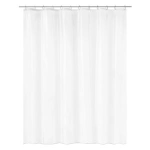 Transparenter Kleine Wolke Duschvorhang Claro, 180x200 cm, mit Aufhängeringen.