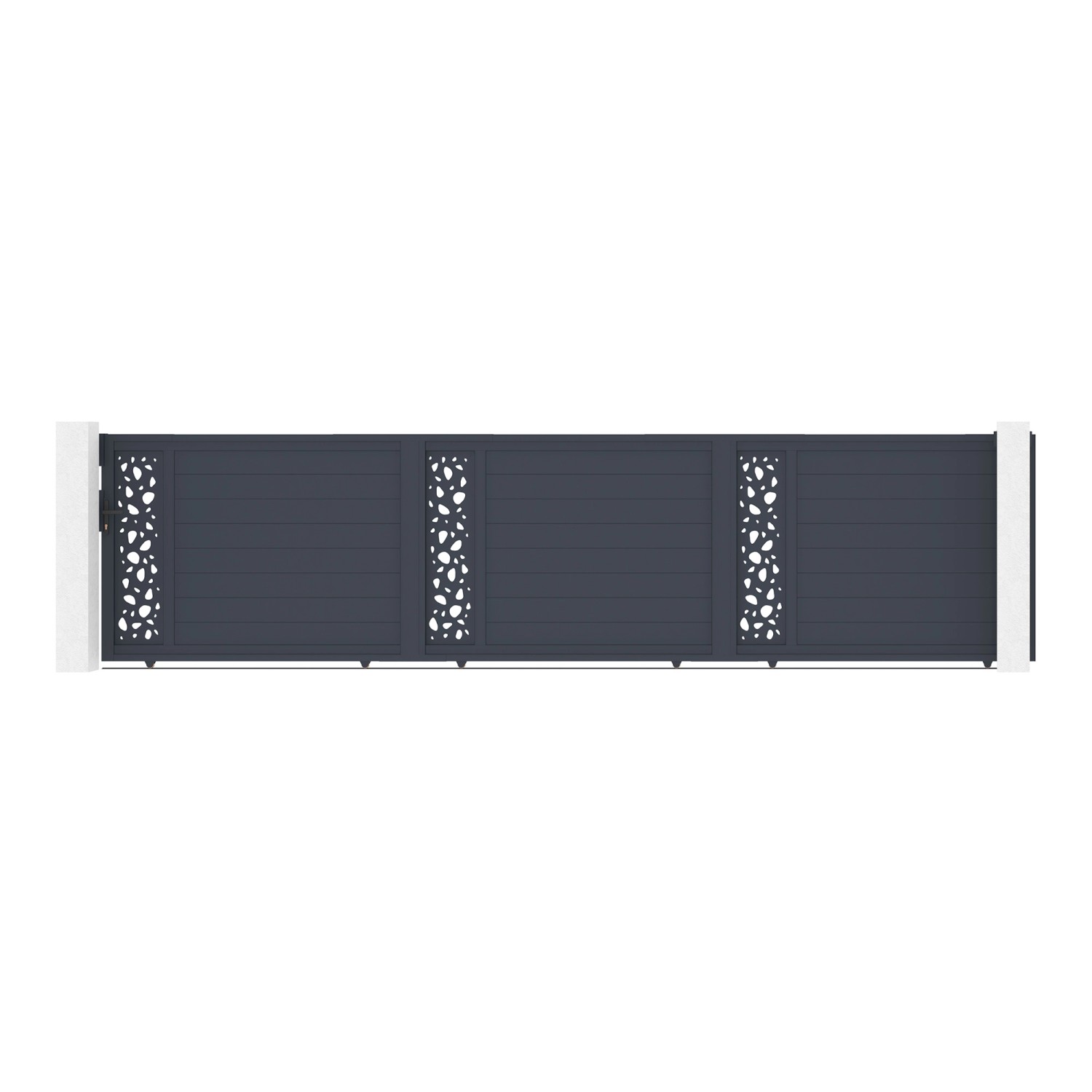 Casanoov Schiebetor 6M Sunny H 140Cm Aluminium & Tor Sunny H140 Grau günstig online kaufen