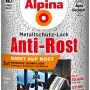 Alpina Metallschutz-Lack Anti-Rost Silber Eisenglimmer, 750ml Dose. Rostschutzgrundierung, Lack und Rostschutz in Einem.