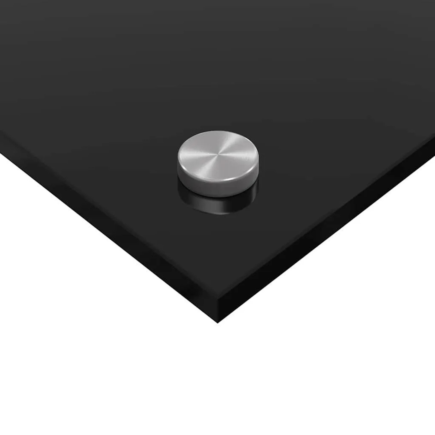 vidaXL Küchenrückwand Schwarz 70 x 60 cm Gehärtetes Glas 42018034_8