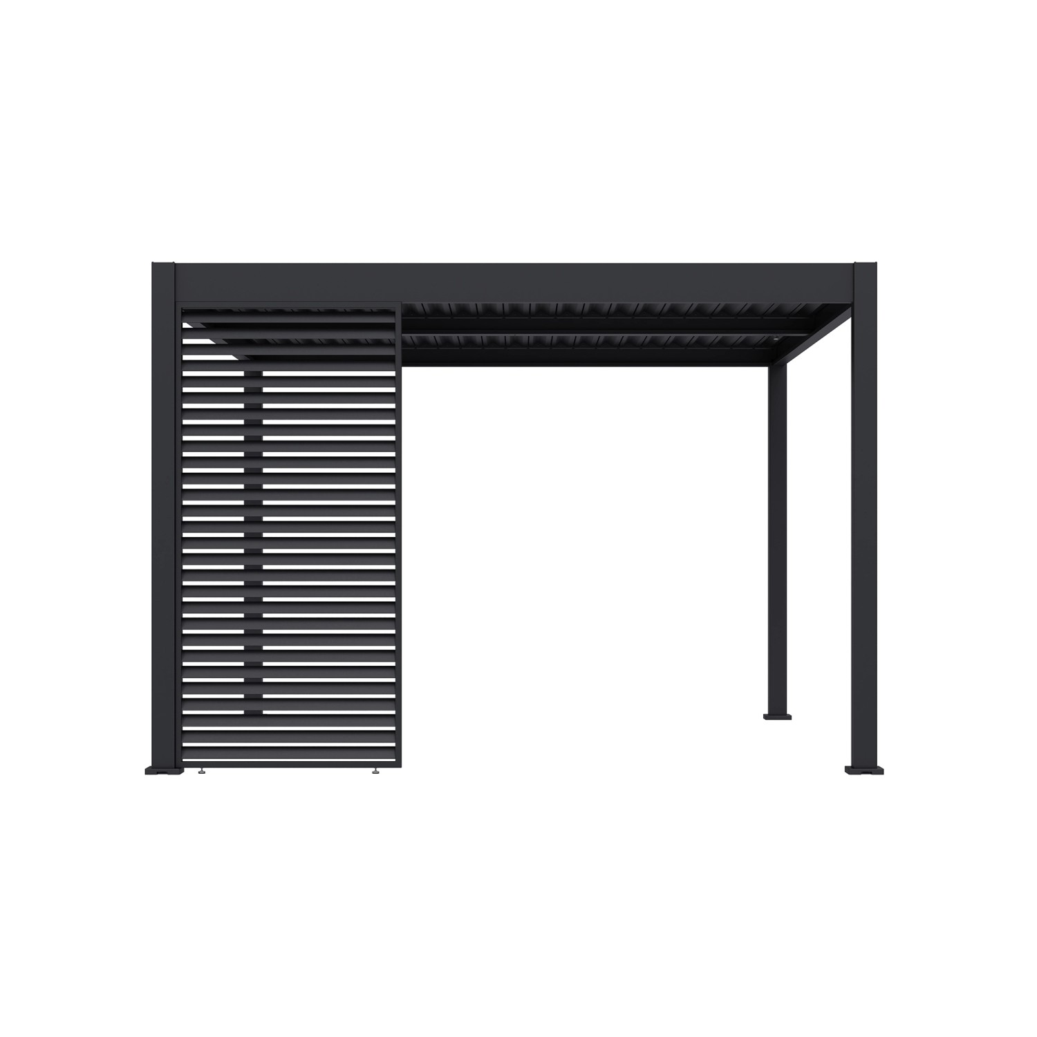 Paragon Outdoor Lamellen-Sichtschutz für Pergola Grand Tuscan 12 Grau 114x2 günstig online kaufen