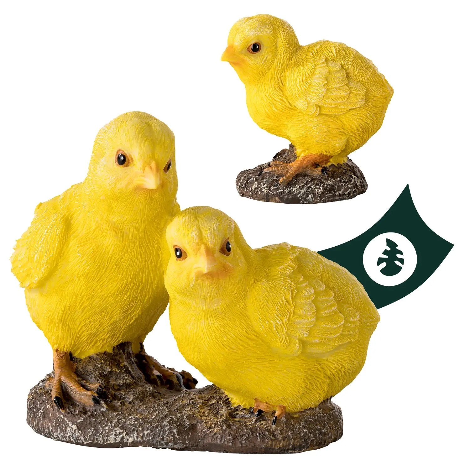 VERDOBA Wetterfeste Gartenfiguren Küken