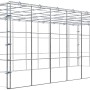 Leere Gabiona C-Ring Anbaugabione Typ 3, 30x100x50 cm, Maschenweite 10x10 cm, aus verzinktem Draht.