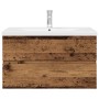 vidaXL Waschbeckenunterschrank mit Einbaubecken und Wasserhahn 3328933_5