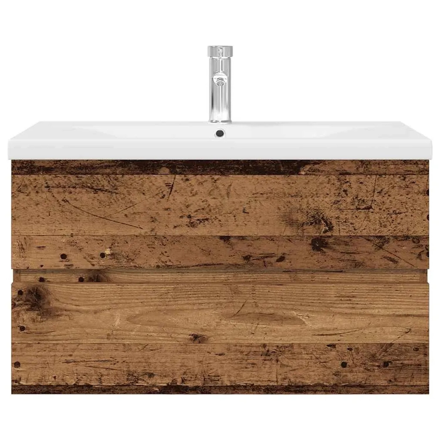 vidaXL Waschbeckenunterschrank mit Einbaubecken und Wasserhahn 3328933_5