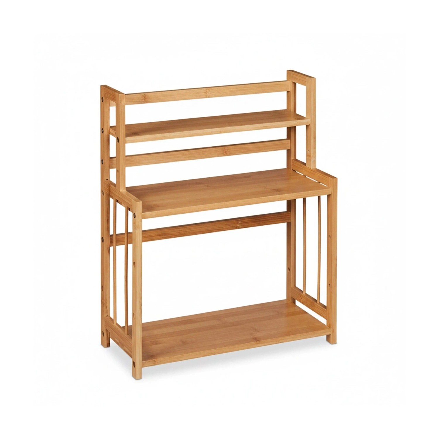 Relaxdays Gewürzregal Bambus Natur Höhenverstellbar 50 cm x 41,5 cm x 18 cm 2 kg