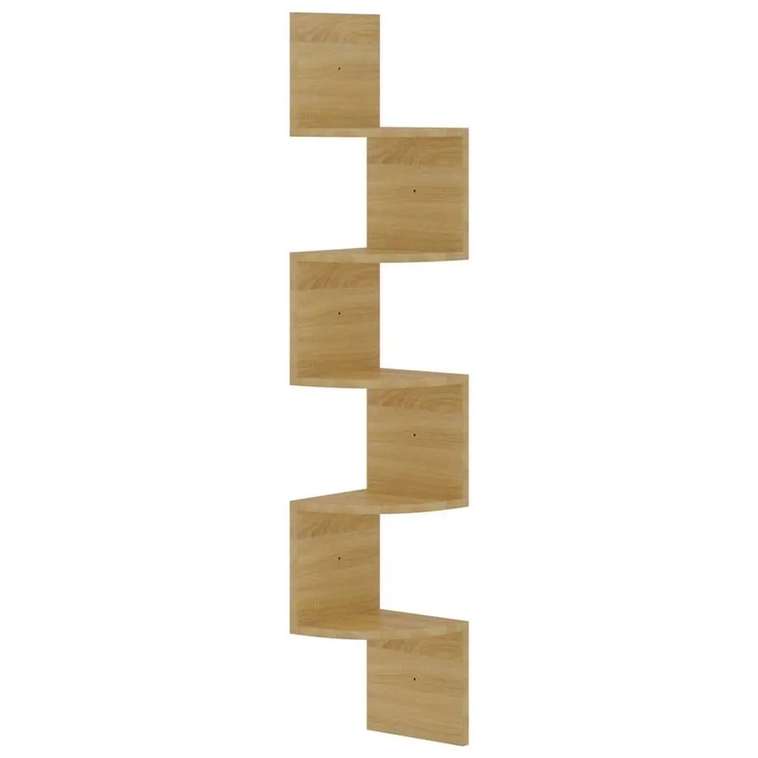 vidaXL Wand-Eckregal Sonoma-Eiche 19x19x123 cm Holzwerkstoff 326834
